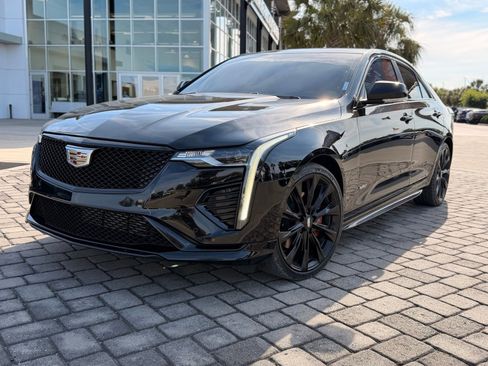 Used 2022 Cadillac CT4 V w/ Navigation Package AWD/4WD image 1