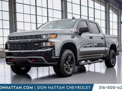 Used 2021 Chevrolet Silverado 1500 Custom Trail Boss AWD/4WD image 1