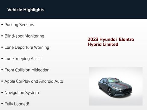 Used 2023 Hyundai Elantra Limited FWD image 62