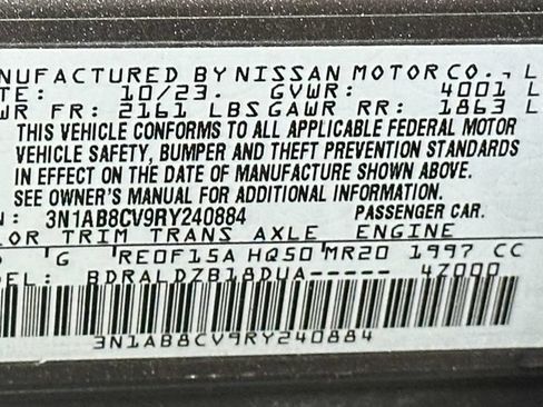 Used 2024 Nissan Sentra SV FWD image 49