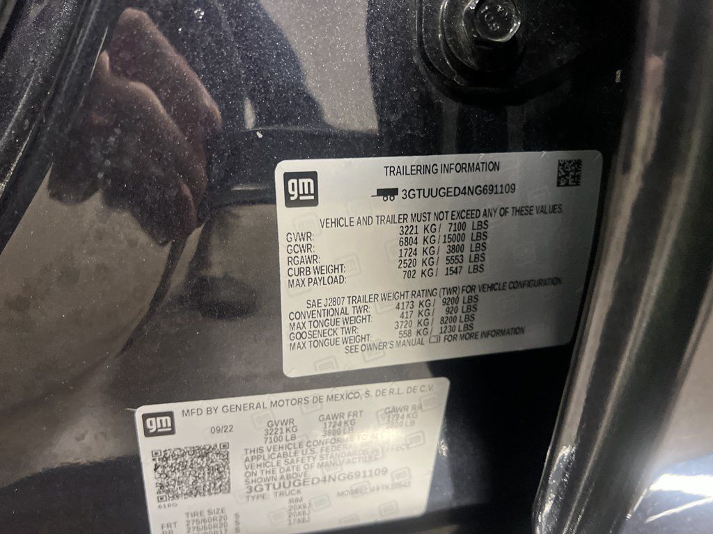 Certified 2022 GMC Sierra 1500 Denali w/ Technology Package AWD/4WD image 28