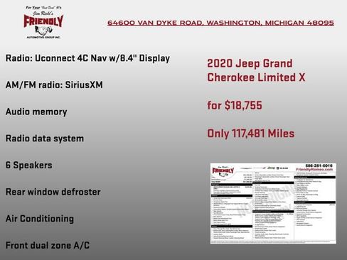 Used 2020 Jeep Grand Cherokee Limited X AWD/4WD image 8