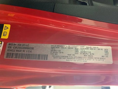 Used 2025 Jeep Wrangler Unlimited Sport AWD/4WD image 40