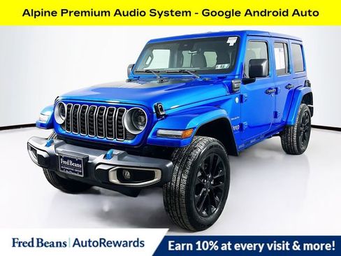 Used 2024 Jeep Wrangler Sahara 4xe w/ Technology Group image 3