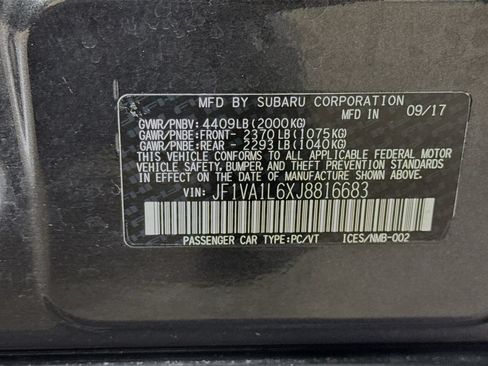 Used 2018 Subaru WRX Limited AWD/4WD image 40