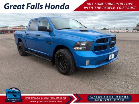 Used 2019 RAM 1500 Express w/ Hydro Blue Sport Package AWD/4WD image 1