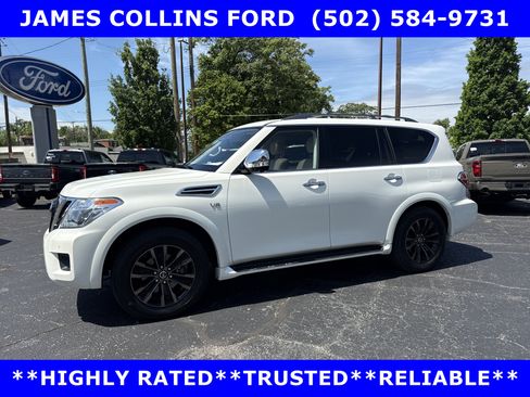 Used 2019 Nissan Armada Platinum w/ Captain's Chairs Package AWD/4WD image 10