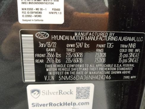 Used 2022 Hyundai Santa Fe SEL w/ Convenience Package image 33