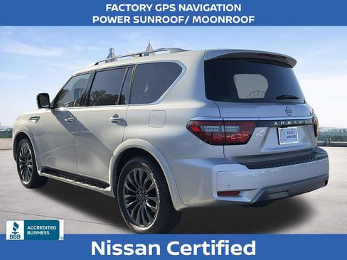 Certified 2024 Nissan Armada Platinum w/ Captain's Chairs Package image 3