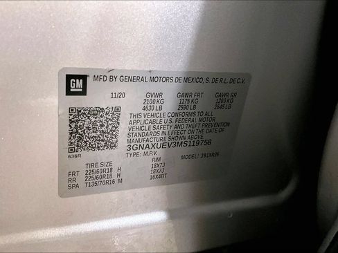 Used 2021 Chevrolet Equinox LT AWD/4WD image 35