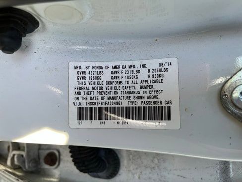 Used 2015 Honda Accord EX-L image 10