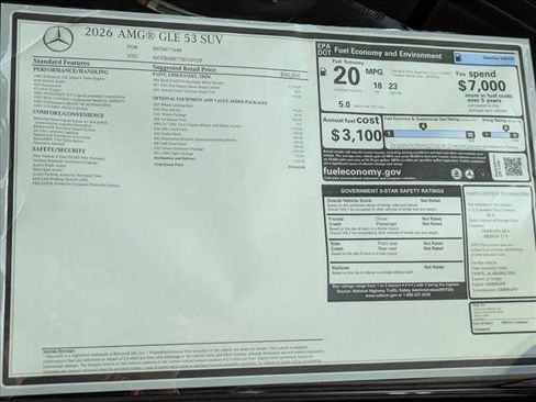 New 2026 Mercedes-Benz GLE 53 AMG 4MATIC image 21