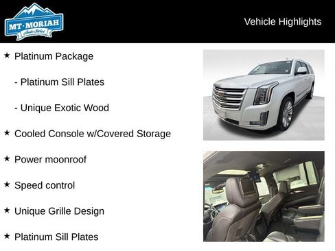 Used 2017 Cadillac Escalade ESV Platinum image 8