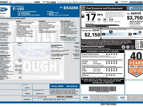 Used 2017 Ford F150 XLT w/ Equipment Group 301A Mid AWD/4WD image 35