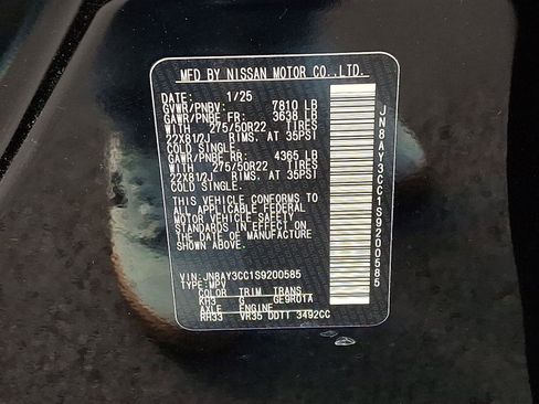 Used 2025 Nissan Armada Platinum Reserve w/ Convenience Package image 27