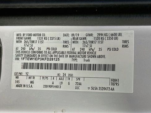 Used 2019 Ford F150 XLT AWD/4WD image 35
