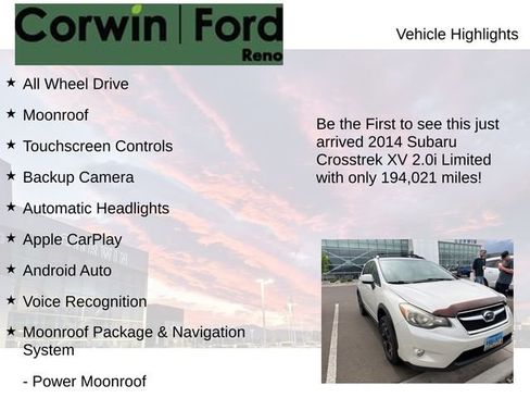 Used 2014 Subaru Crosstrek 2.0i Limited AWD/4WD image 4