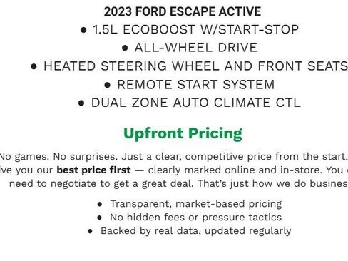 Certified 2023 Ford Escape Active image 2