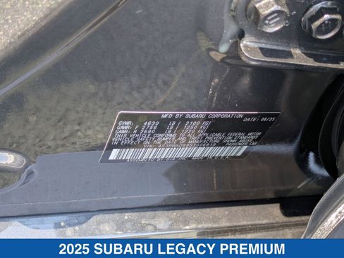 Certified 2025 Subaru Legacy Premium image 28