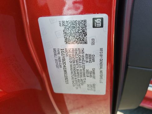 Used 2021 Chevrolet Corvette Stingray Preferred Cpe w/ Body-Color Dual Roof Package image 30