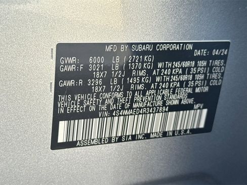 Certified 2024 Subaru Ascent Premium w/ Convenience Package image 35