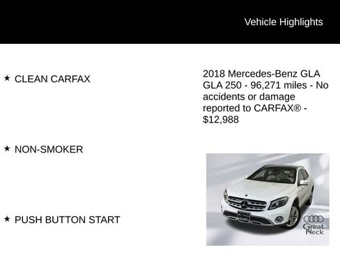 Used 2018 Mercedes-Benz GLA 250 4MATIC image 9