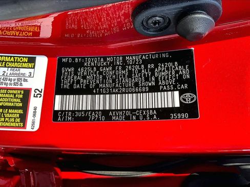 Certified 2024 Toyota Camry SE FWD image 33