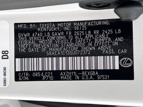 Used 2025 Lexus ES 300h w/ Technology Package FWD image 24