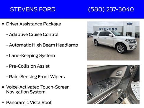 Used 2018 Ford Expedition Max Limited w/ Equipment Group 302A AWD/4WD image 12