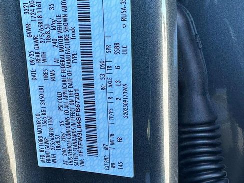 New 2025 Ford F150 XLT w/ Equipment Group 302A MID image 15