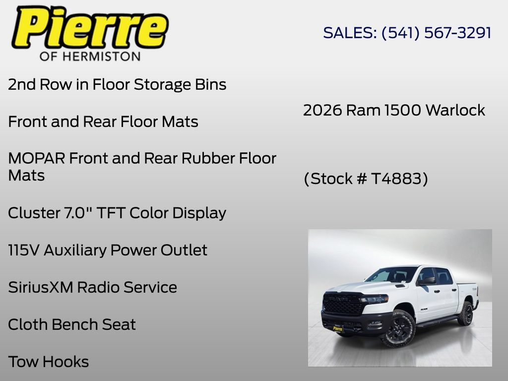 New 2026 RAM 1500 Warlock AWD/4WD image 30