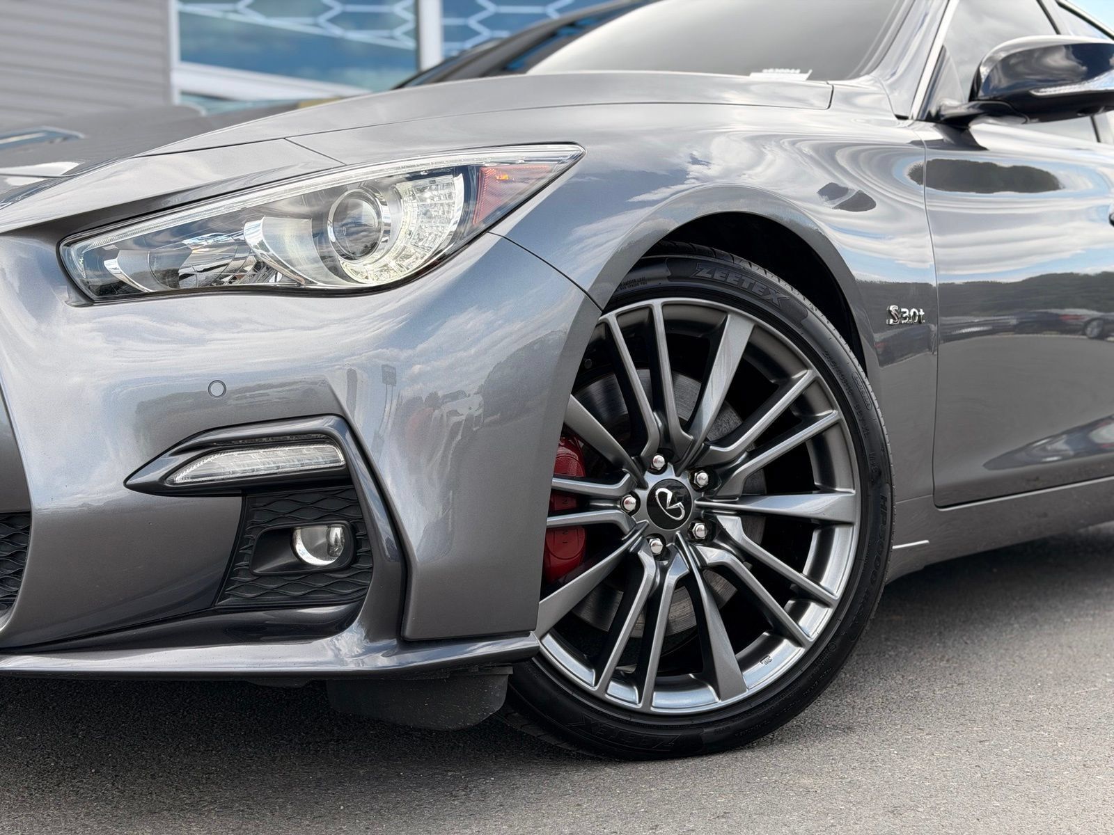 Used 2020 INFINITI Q50 Red Sport 400 w/ Cargo Package RWD image 3