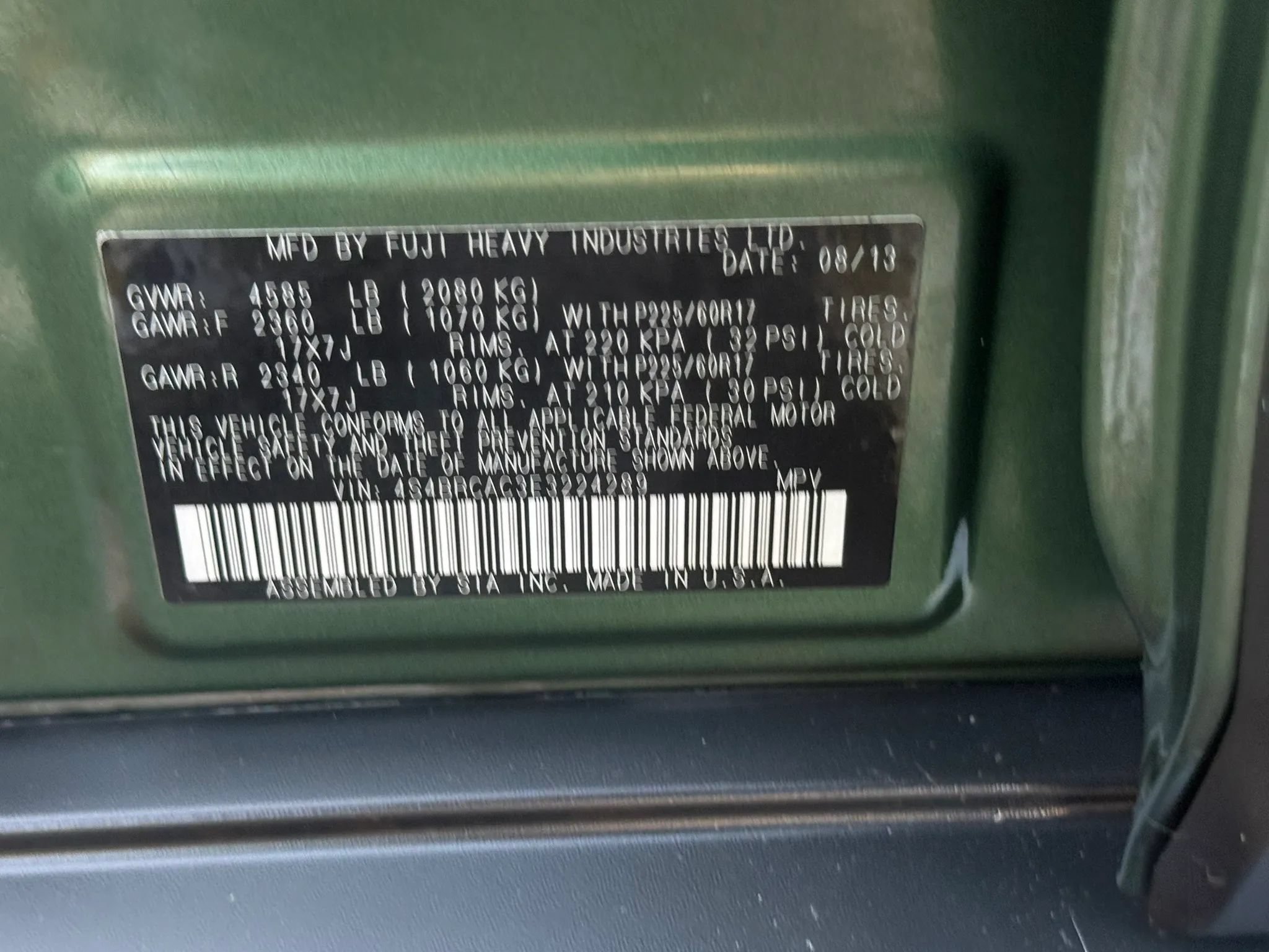 Used 2014 Subaru Outback 2.5i w/ Alloy Wheel Package AWD/4WD image 39