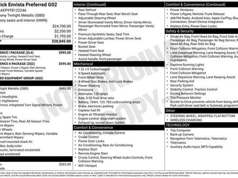 New 2026 Buick Envista Preferred w/ Convenience I Package FWD image 3