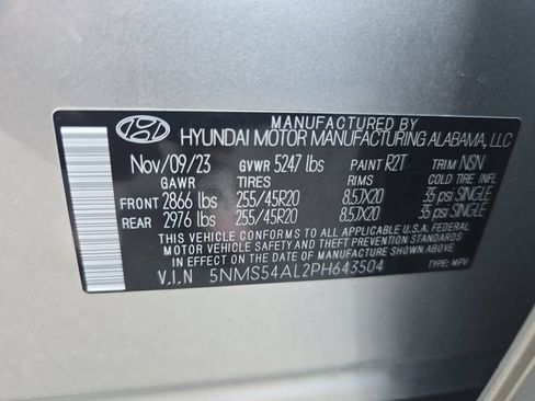 Used 2023 Hyundai Santa Fe Calligraphy FWD image 37