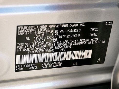 Used 2022 Toyota RAV4 XLE w/ Convenience Package FWD image 33