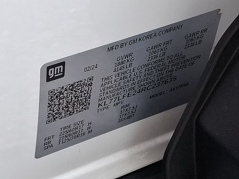 Used 2024 Chevrolet Trax LS w/ LS Convenience Package FWD image 27
