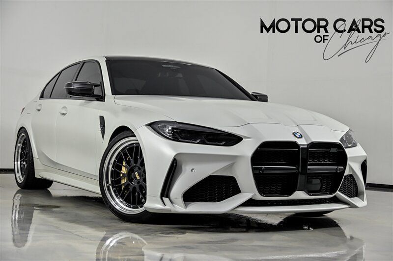 Used 2022 BMW M3 Competition w/ M Carbon Exterior Package AWD/4WD image 1