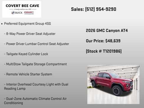 New 2026 GMC Canyon AT4 w/ AT4 Premium Package AWD/4WD image 7