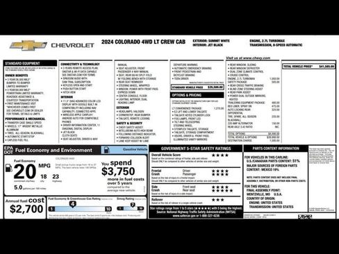 Used 2024 Chevrolet Colorado LT w/ LT Convenience Package image 3