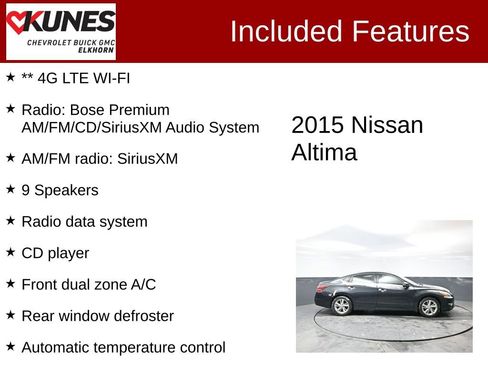 Used 2015 Nissan Altima 2.5 SL w/ Technology Package image 3