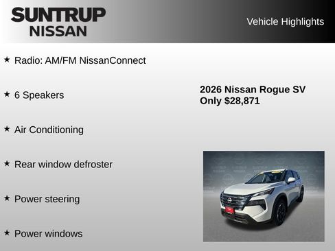 Used 2026 Nissan Rogue SV AWD/4WD image 8