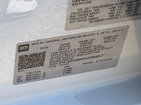 Used 2024 Chevrolet Silverado 1500 W/T w/ WT Convenience Package RWD image 31