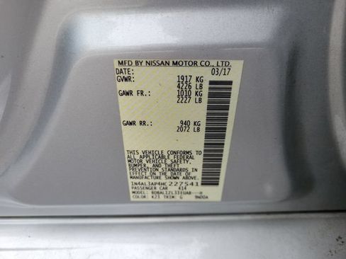 Used 2017 Nissan Altima 2.5 SV FWD image 17
