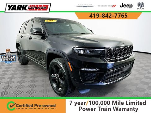 Certified 2023 Jeep Grand Cherokee Limited w/ Luxury Tech Group II AWD/4WD image 1