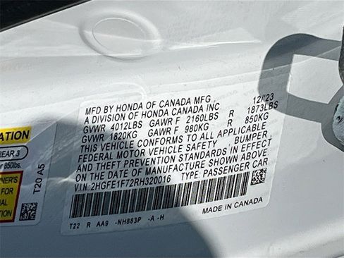 Used 2024 Honda Civic EX image 31