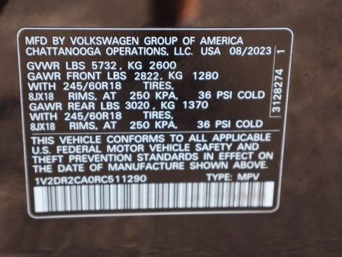 Certified 2024 Volkswagen Atlas SE image 27