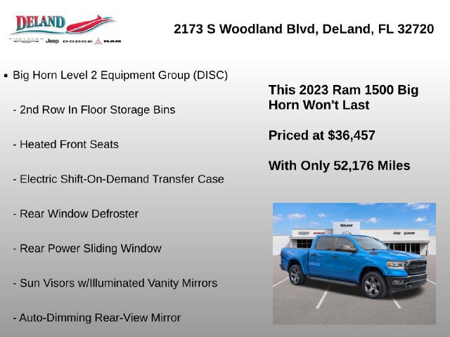 Used 2023 RAM 1500 Big Horn AWD/4WD image 7