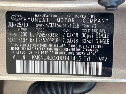 Used 2011 Hyundai Veracruz Limited FWD image 33