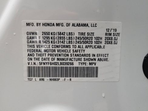 Used 2020 Honda Pilot Elite image 33